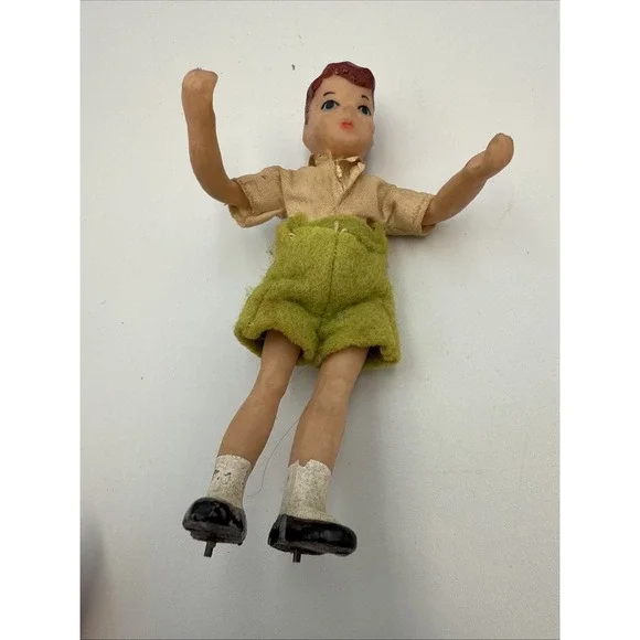 Vintage Doll Bendable 4"  Boy Rubber? Caco?‎ Dirty - Picture 4 of 8
